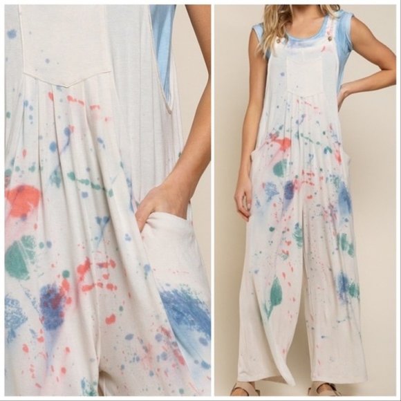 POL Paint the Town Dyed Overalls - Picture 14 of 14